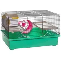 KK Kleintierkäfig Mäusekäfig Hamsterkäfig Nagerkäfig 49x32,5x29cm mit Zubehör