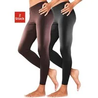 Vivance Active by Lascana Leggings (2er-Pack) mit Gummibund, Loungewear