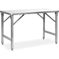 Mahlzeit Küchentisch Edelstahltisch, 120 x 60 x 80 cm, Arbeitstisch, Küchentisch (1-St), Verstellbare Füße bis zu 1 cm