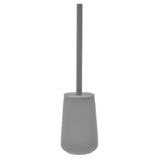 Toilettenbürste Nova One Porzellan 10x37cm | Zone Denmark Matt Soft-Touch grey Klobürste WC-Bürste abgedeckter Behälter Tauschkopf.