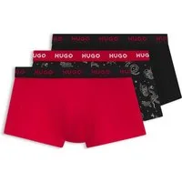 HUGO Trunk TRUNK TRIPLET DESIGN (Packung, 3-St) mit Logobund
