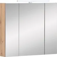 Schildmeyer Spiegelschrank Duo, Spiegelschrank, Made in Germany, B: 80 cm Solide Verarbeitung - Dieses Produkt ist in Deutschland gefertigt