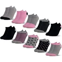 OCCULTO Sneakersocken Occulto Kinder Sneaker Socken 10er Pack (Modell: Mikl) (10-Paar)