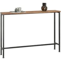 SoBuy Konsolentisch FSB19-XL, Flurtisch schmal, Beistelltisch, Sofatisch Sideboard, Konsolentisch, für Flur Möbel, Büro, schmales Design, Breite 120 cm