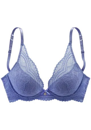 LASCANA - NUANCE Push-up BH cornflower - Gr. - 85A
