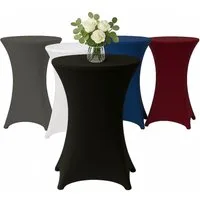 EXKLUSIV HEIMTEXTIL Stehtischhusse, Material: 90 % Polyester 10% Elasthan, ca. 140 g/m²
