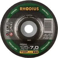 Rhodius Winkelschleifer Rhodius Schruppscheibe RS66 Stein Ø 125 mm Bohrung