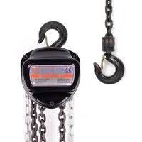 Springer Werkzeuge Kettenzug 1T Kettenzug handseilwinde, Vollverzinkte Kette Tragkraft Flaschenzug, (1000kg Tragkraft), 360° Drehgelenk
