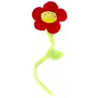 Kunstblume GOODS+GADGETS Singende Geburtstagsblume – XXL Plüschblume mit Musik, Goods+Gadgets, Höhe 40 cm, Geburtstags-Geschenk