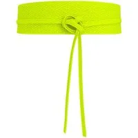 COLLEZIONE ALESSANDRO Taillengürtel Neon aus echtem Leder, Made in Italy