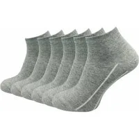 GAWILO Kurzsocken für Damen - Quartersocken in weiß und schwarz - ohne drückende Naht (6 Paar) Schaft etwas länger als bei einer Sneaker Socke, daher kein rutschen