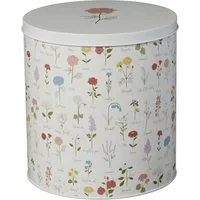 Ib Laursen Vorratsdose Ib Laursen - Vorratsdose Dose mit Deckel Blumenmuster H18xD17cm