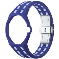 HS.SUPPLY Uhrenarmband Armband passend für RoyalPop Audemars Piguet x Swatch, Armbandlänge anpassbar - Gliederaufbau