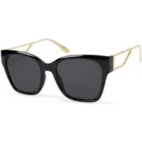 styleBREAKER Sonnenbrille Oversize Sonnenbrille mit breiten Metall Bügeln (1-St)