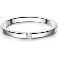 Glanzstücke München Solitärring GSM394 (1-tlg), aus Sterling Silber