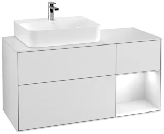 Villeroy & Boch Waschtischunterschrank Finion G15 1200x603x501mm Wandbel. WT li , G151GFMT G151GFMT
