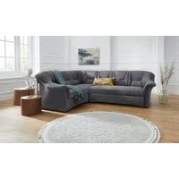 DOMO collection Ecksofa SARAFINA 240x190 cm, auch mit Federkern für mehr Sitzkomfort!, whlw. mit Bettfunktion, elegantes Design, L-Form
