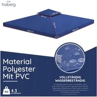 habeig Pavillon-Ersatzdach Pavillondach 360g/m² PVC 3x3m WASSERDICHT -- NEU: inkl. DACHSPANNER, 360,00 g/m², 100% wasserdicht