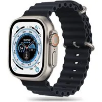 TECH PROTECT Smartwatch-Armband IconBand Pro, Sportliches TPU-Armband mit Edelstahlverschluss für Apple Watch