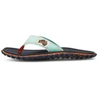Gumbies Zehensandalen Original Flip Flops Tricolor Black schwarz/hellblau Badeschuh