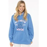 Zwillingsherz Hoodie "Ahoi Käpt´n" Mini-Me,mit süßem Seehund mit Kapitänsmütze und Kängurutasche