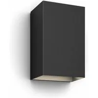 Philips Hue Smarte LED-Leuchte White & Color Ambiance Resonate Wandleuchte schwarz, Abschaltautomatik, Bluetooth, CCT - über Fernbedienung, Dimmfunktion, Farbsteuerung, Farbwechsel, Leuchtdauer einstellbar, Memoryfunktion, Nachtlichtfunktion, RGB, Sm