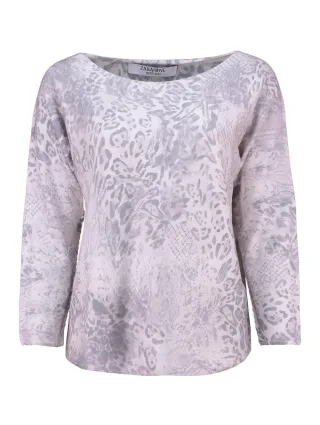 Zabaione - Pullover Le44aa grey - Gr. - S/M