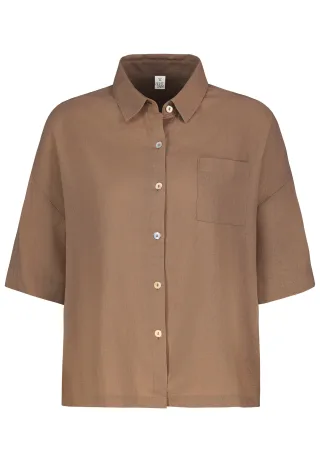 Authentic Style - RE9CIGt1cnphcm0gQmx1c2UgQmFzaWMvVU5J chocolate malt brown - Gr. - M