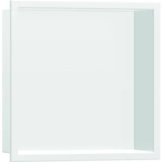 hansgrohe XtraStoris Wandnische 56061700 30x30x10cm, mit integriertem Rahmen, mattweiß