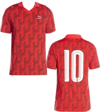 Puma Football Red T -Shirt - Herren