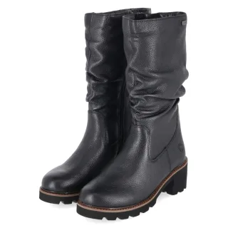 Remonte Winterstiefel - Gr. 36 - Schwarz - Glattleder