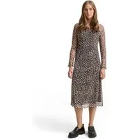 TOM TAILOR Denim Midikleid mit All-Over Print