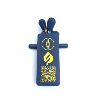 Knotenlernhilfe | KNOTENJUPP - mini | navy + gelb | FWS Logo | Knoten üben | kompakt | FwDV1 | mit Videoanleitung | Jugendfeuerwehr | Feuerwehrgeschen