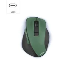 Hama Optische 6 Tasten Funkmaus, ergonomisch, Rechtshänder, leise Tasten ergonomische Maus (Funk)