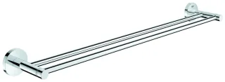 Grohe Doppel-Badetuchhalter Essentials 40802 550mm Metall chrom, 40802001 40802001