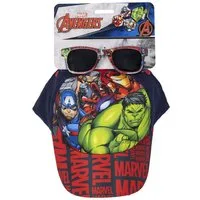 MARVEL Sonnenbrille Avengers Baseball Cap & Sonnenbrille für Kinder