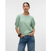 Vero Moda Rundhalspullover VMDOFFY 2/4 O-NECK PULLOVER GA NOOS Materialmix, regular fit