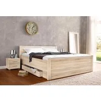 priess Bett Husum Schlafzimmer Jugendzimmer Rahmenbett, Komforthöhe, hochwertige Premium Qualität, für Motorrahmen geeignet