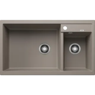 Blanco METRA 9 Spüle 517364 86x50cm, PuraDur tartufo, links, ohne Ablauffernbedienung