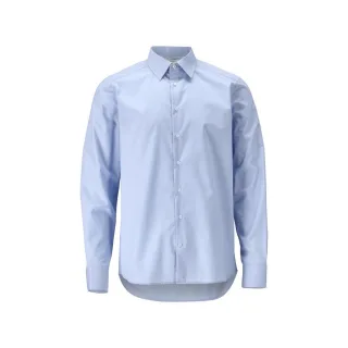 MASCOT Herren Langarmhemd FRONTLINE Hellblau 43-44 - 20604-984-71-43-44