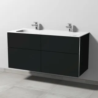 Sanipa 3way Keramik-Set Keramik-Waschtisch und Unterbau (BP404) BP4041V