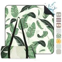 Picknickdecke Picknickdecke Wasserdicht Campingdecke 200x200 cm, Sekey, 3-Schicht mit PEVA Unterseite, für 4–6 Personen, für Strand & Camping