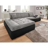 DOMO collection Ecksofa PB MORIC wahlweise mit Bettfunktion + Armteilverstellung, L-Form, im XXL-Format, B/T/H:300/172/80 cm, feine Steppung