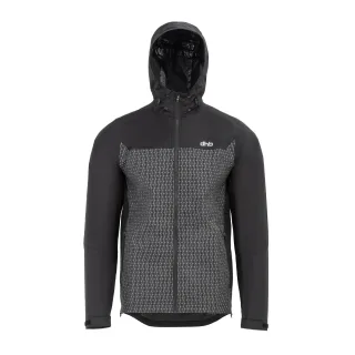 dhb - Radfahrjacke für Herren, Wasserfest (Schwarz)