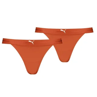 Puma - Tanga für Damen (2er-Pack) (Flammendes Orange)