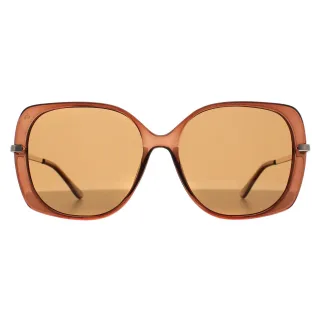 Prive Revaux Square Damen Latte Braun Gold Vintage Babe