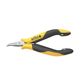 Wiha Flachrundzange Professional ESD gebogene Form, ca. 45° - 26802