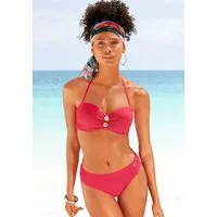 Vivance Bügel-Bandeau-Bikini mit edlen Zierknöpfen