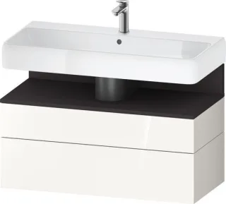 Duravit Qatego Waschtischunterbau wandhängend Weiß Hochglanz 990x470x590 mm - QA4395080220010 QA4395080220010