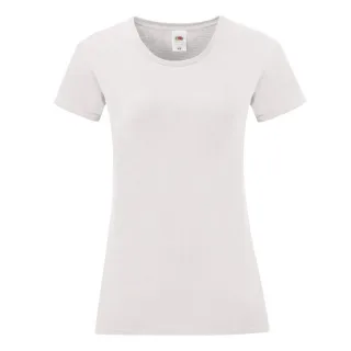 Fruit of the Loom - "Iconic" T-Shirt für Damen (Weiß)